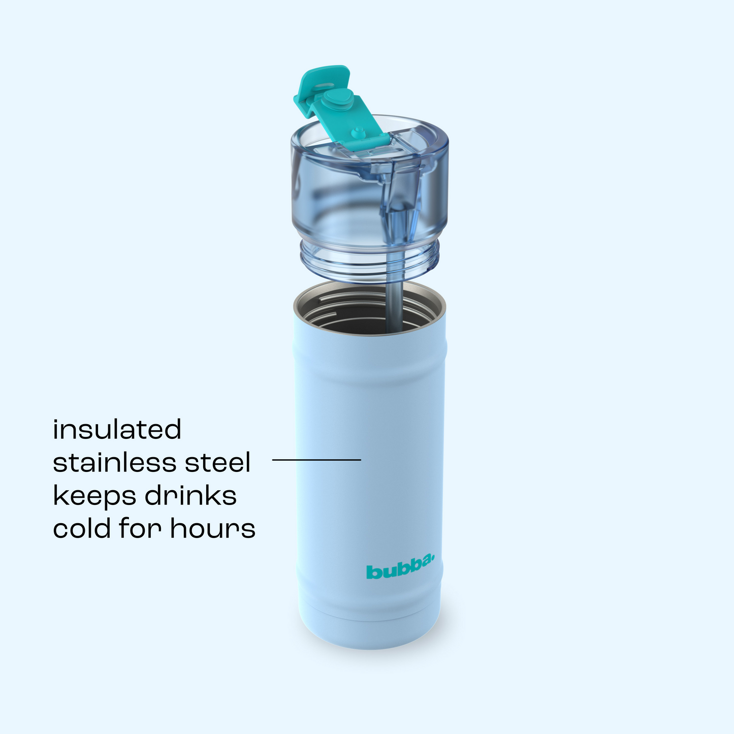 bubba 18 oz DualSip Insulated Stainless Steel Water Bottle - Daydreamin - US 7230