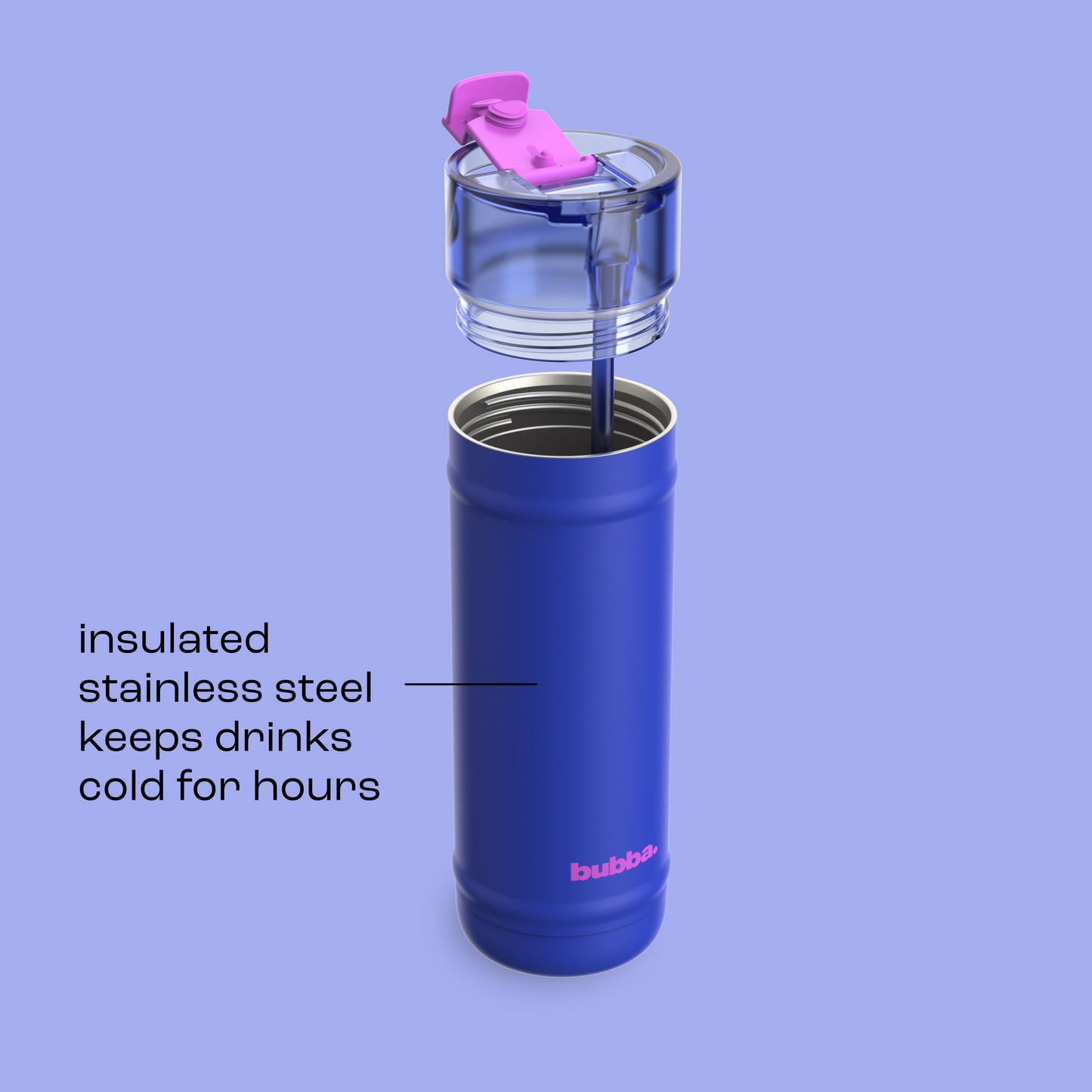 bubba 32 oz DualSip Insulated Stainless Steel Water Bottle - Ocean Energy - US 5057