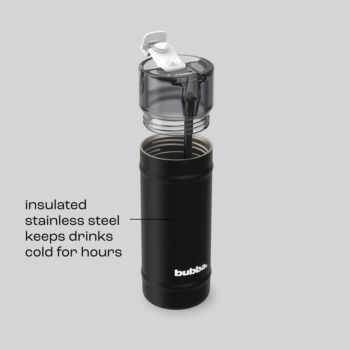 bubba 18 oz DualSip Insulated Stainless Steel Water Bottle -  Office Siren - US 2010