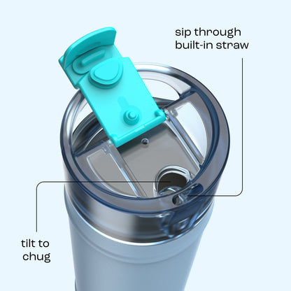bubba 24 oz DualSip Insulated Stainless Steel Water Bottle - Daydreamin - US 1265