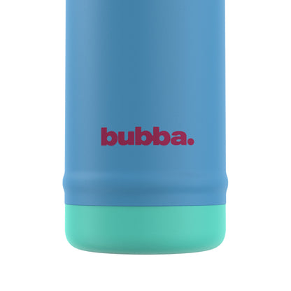 bubba 24 oz DualSip Insulated Stainless Steel Water Bottle - Blue Ribbon - US 8906