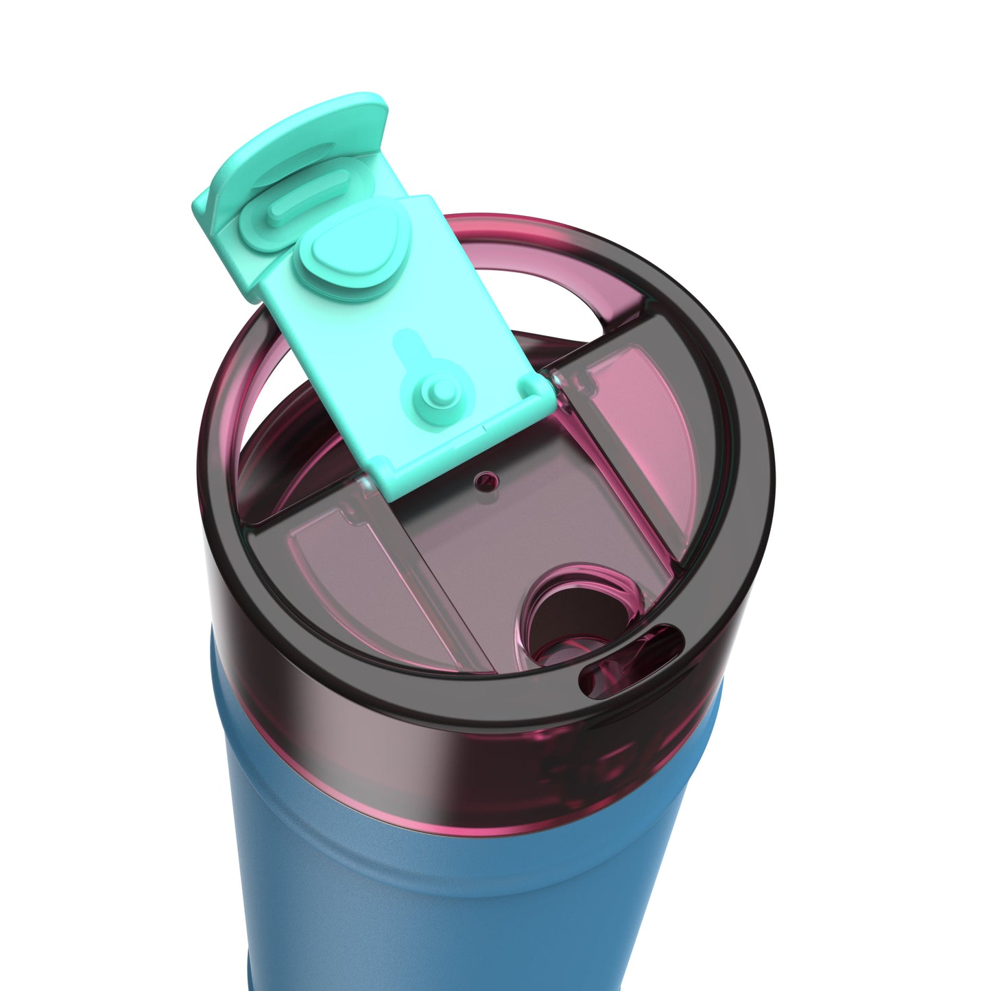 bubba 24 oz DualSip Insulated Stainless Steel Water Bottle - Blue Ribbon - US 8906