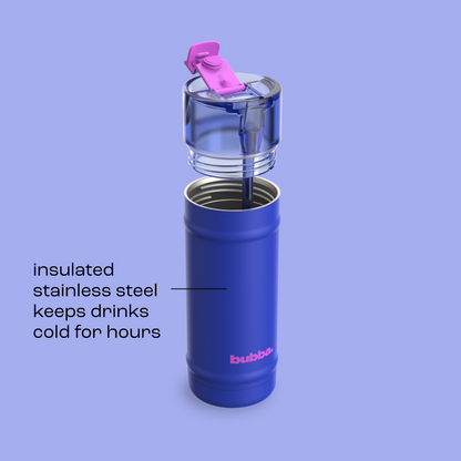 bubba 18 oz DualSip Insulated Stainless Steel Water Bottle - Ocean Energy - US 5218