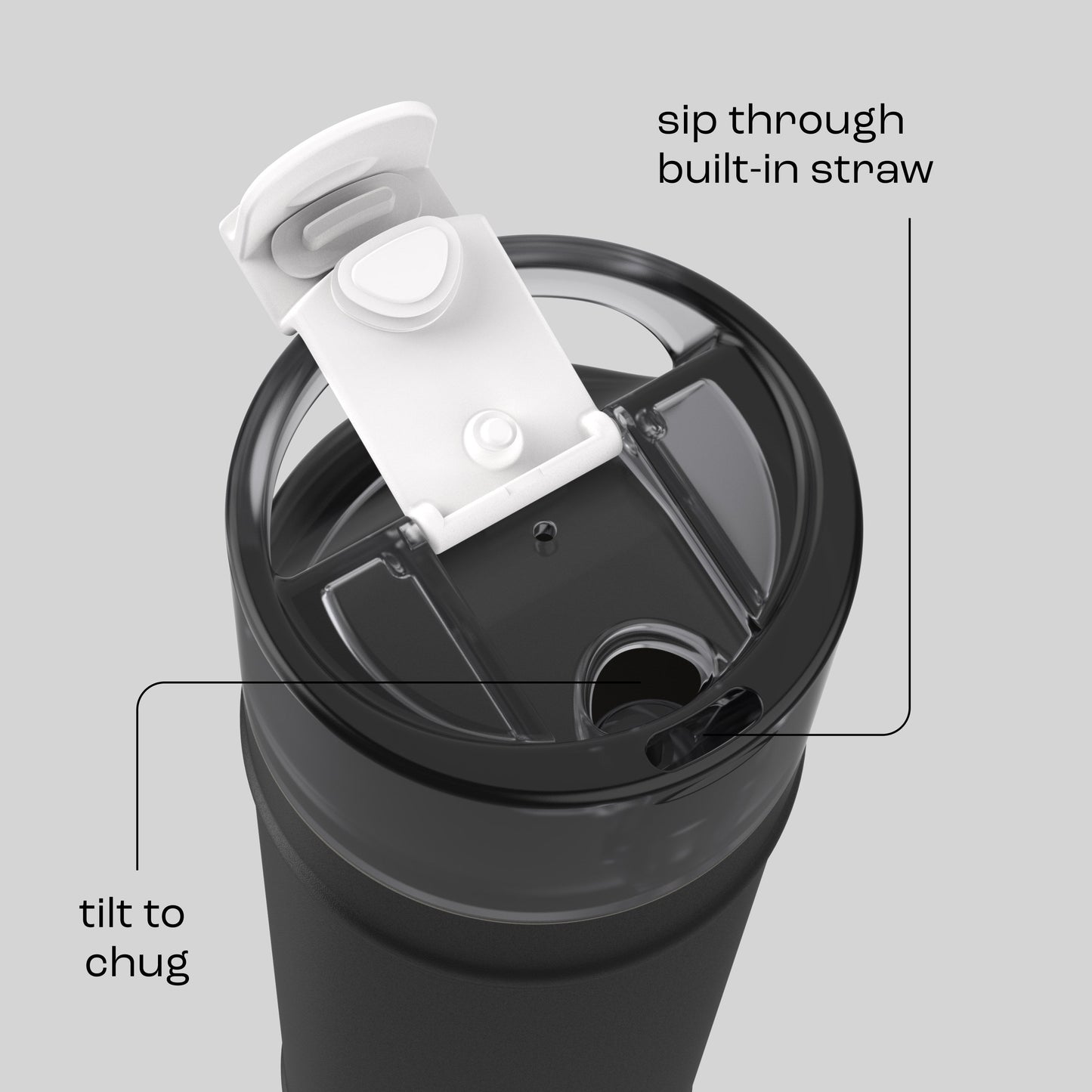bubba 24 oz DualSip Insulated Stainless Steel Water Bottle - Office Siren - US 8614