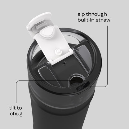 bubba 24 oz DualSip Insulated Stainless Steel Water Bottle - Office Siren - US 8614