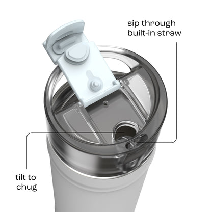 bubba 24 oz DualSip Insulated Stainless Steel Water Bottle - Fresh Kicks - US 1867