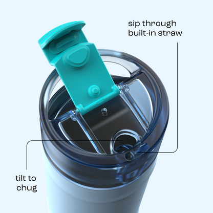 bubba 18 oz DualSip Insulated Stainless Steel Water Bottle - Daydreamin - US 7230