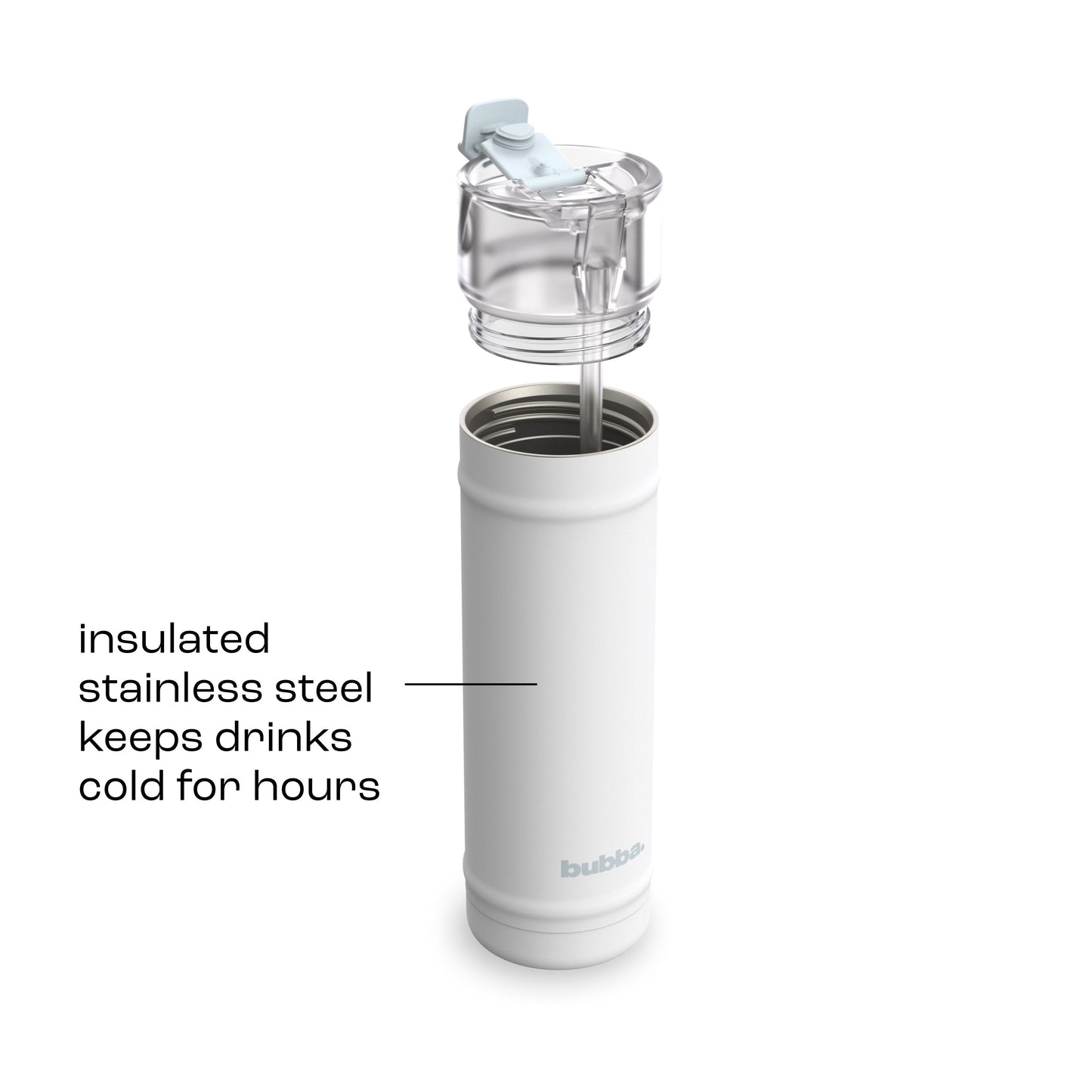 bubba 24 oz DualSip Insulated Stainless Steel Water Bottle - Fresh Kicks - US 1867